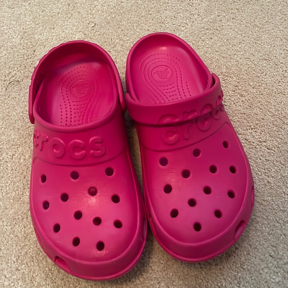 Pink Crocs
